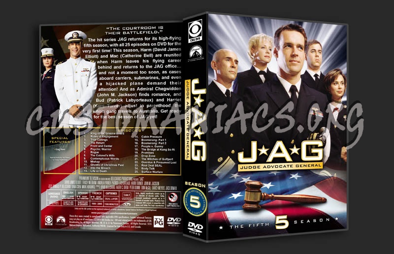 JAG: Seasons 1-10 dvd cover