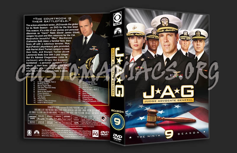 JAG: Seasons 1-10 dvd cover