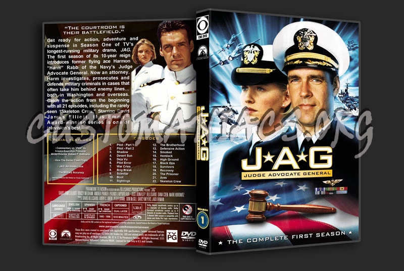 JAG: Seasons 1-10 dvd cover