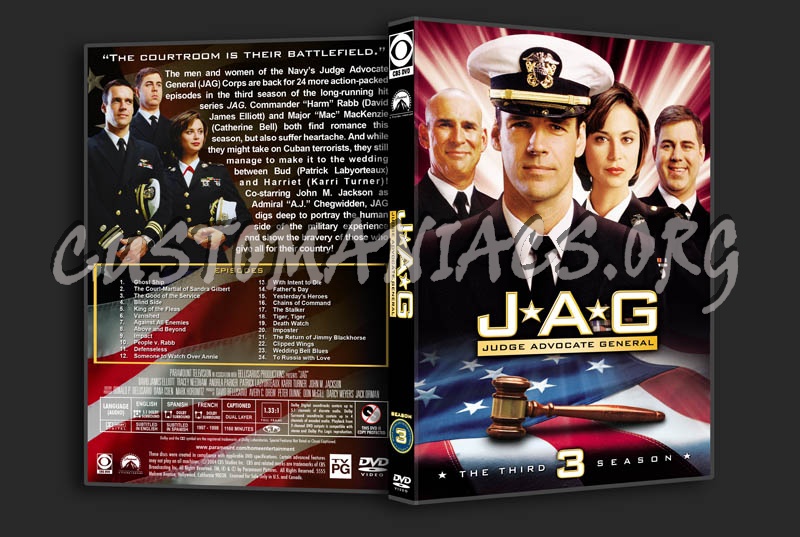 JAG: Seasons 1-10 dvd cover