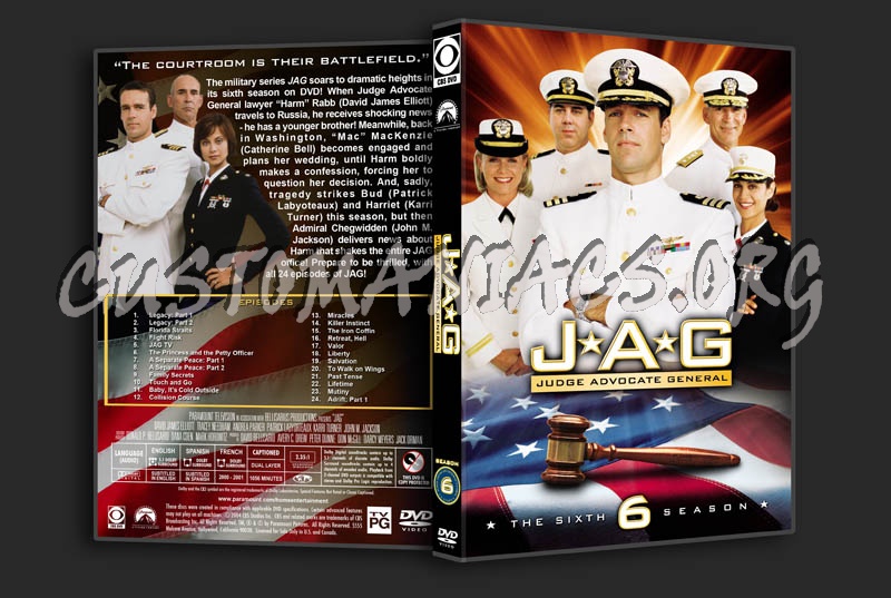 JAG: Seasons 1-10 dvd cover