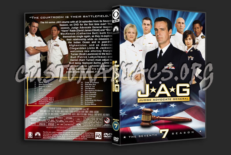 JAG: Seasons 1-10 dvd cover