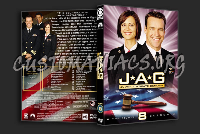 JAG: Seasons 1-10 dvd cover