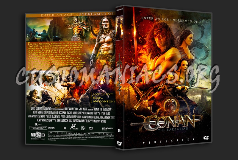 Conan the Barbarian dvd cover