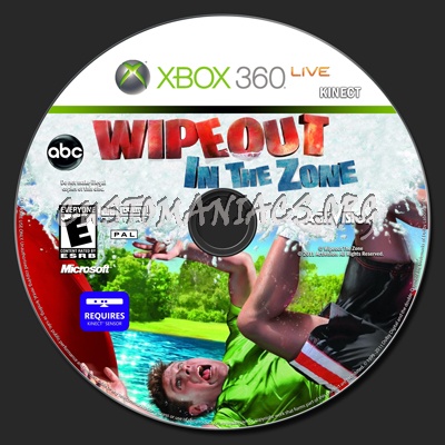 Wipeout in the Zone dvd label