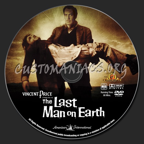 The Last Man on Earth dvd label
