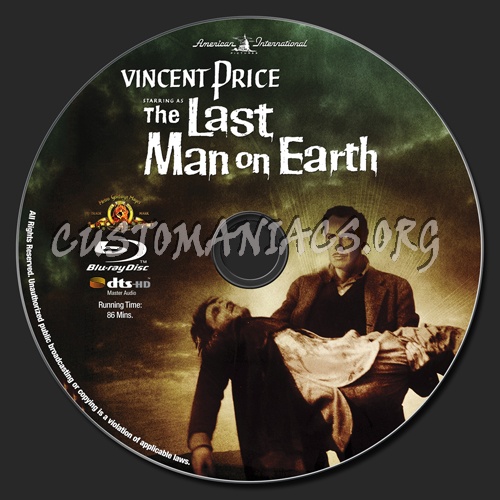 The Last Man on Earth blu-ray label