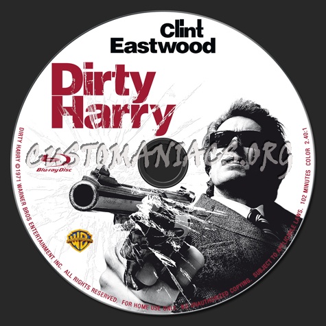 Dirty Harry blu-ray label