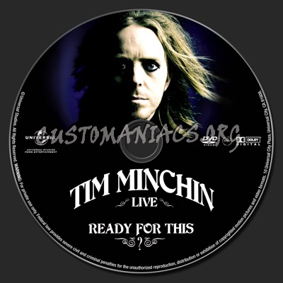 Tim Minchin Live Ready for This dvd label