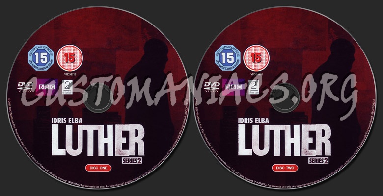 Luther Series 2 dvd label