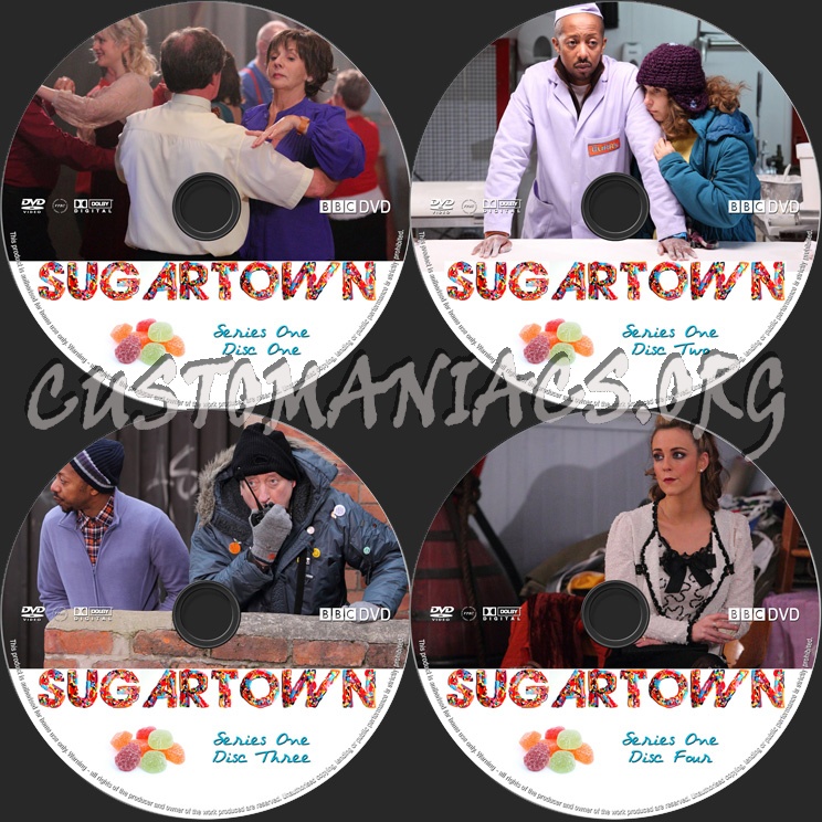 Sugartown Series 1 dvd label