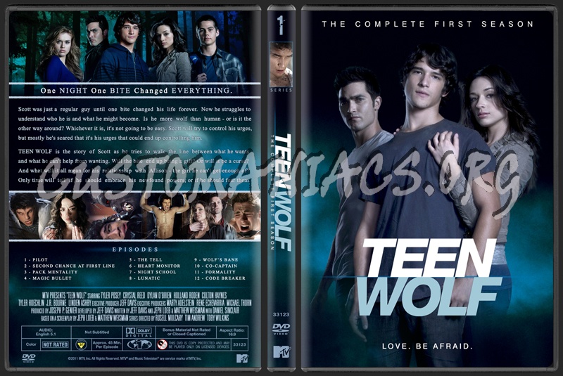 Teen Wolf - The Complete First Season dvd cover