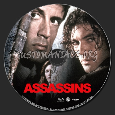 Assassins (1995) blu-ray label