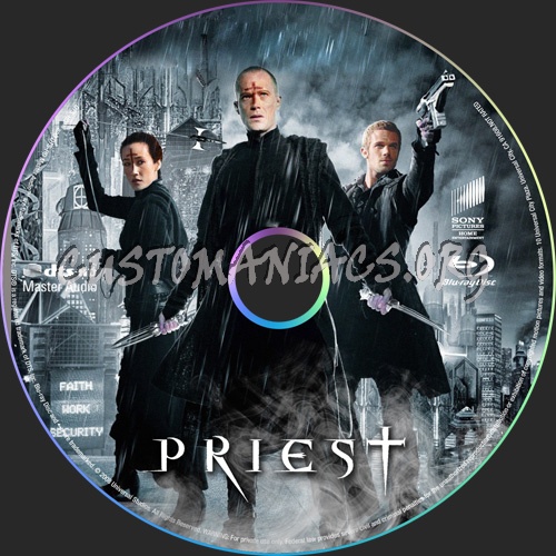 Priest blu-ray label