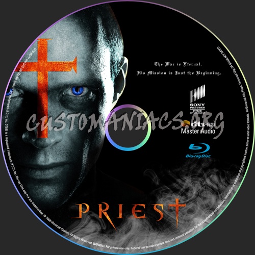 Priest blu-ray label