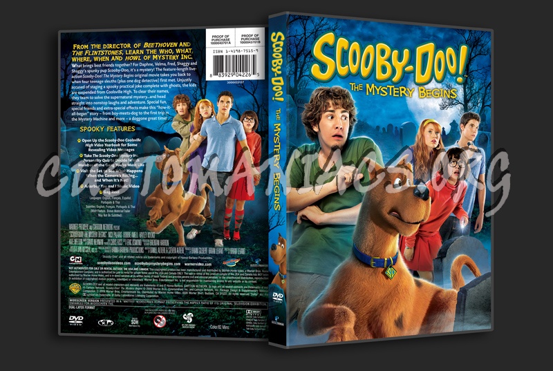 Scooby-Doo! The Mystery Begins dvd cover