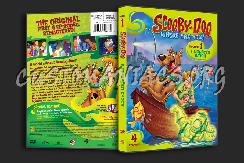 Scooby-Doo Where Are You! Volume 1 dvd cover