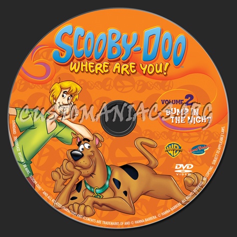 Scooby-Doo Where Are You! Volume 2 dvd label