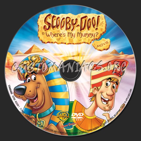 Scooby-Doo! in Where's My Mummy dvd label