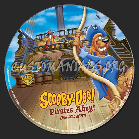 Scooby-Doo! Pirates Ahoy dvd label