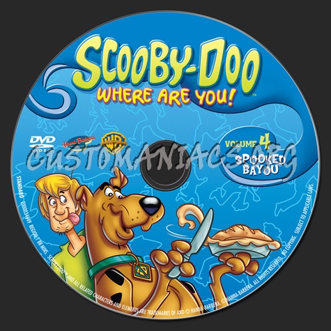 Scooby-Doo! Where Are You! Volume 4 dvd label