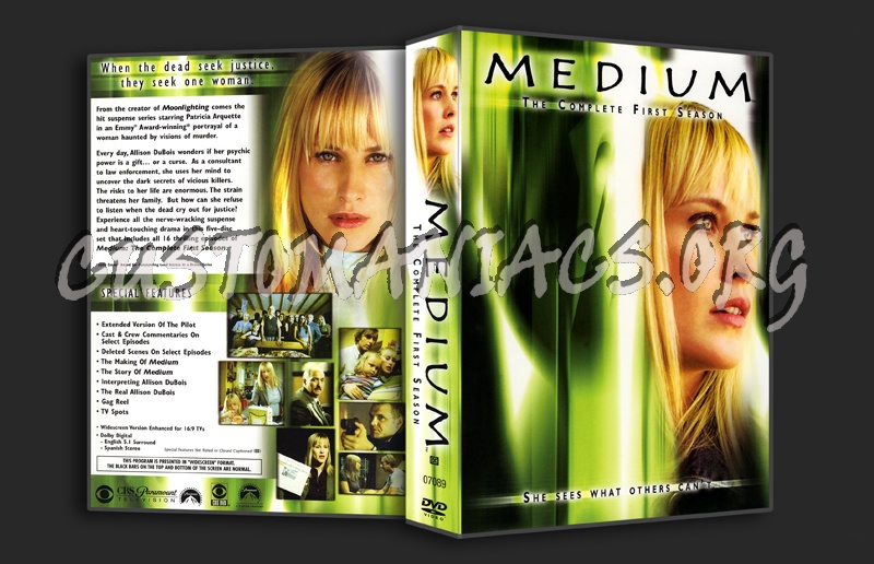 Medium Season 1 dvd cover