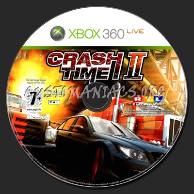 Crash Time 2 dvd label
