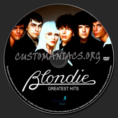 Blondie - Greatest Hits dvd label