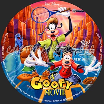 A Goofy Movie dvd label