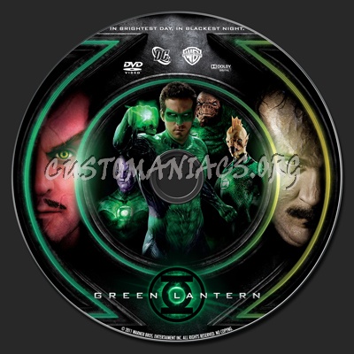 Green Lantern dvd label