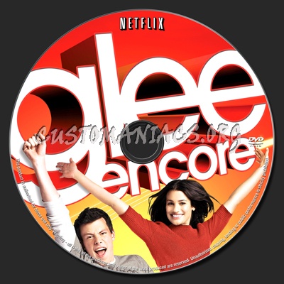 Glee Encore dvd label