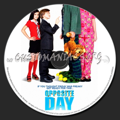 Opposite Day dvd label