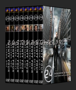 24: Seasons 1-8 dvd cover
