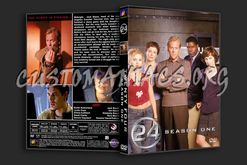 24: Seasons 1-8 dvd cover