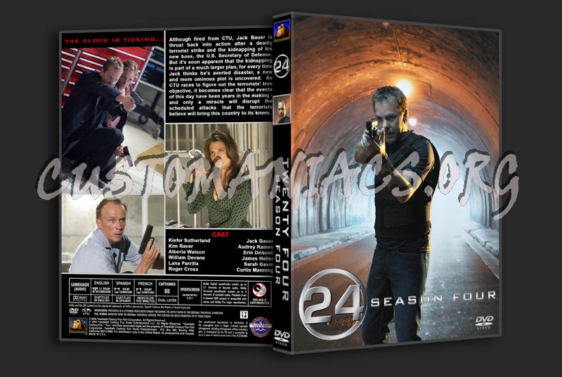 24: Seasons 1-8 dvd cover