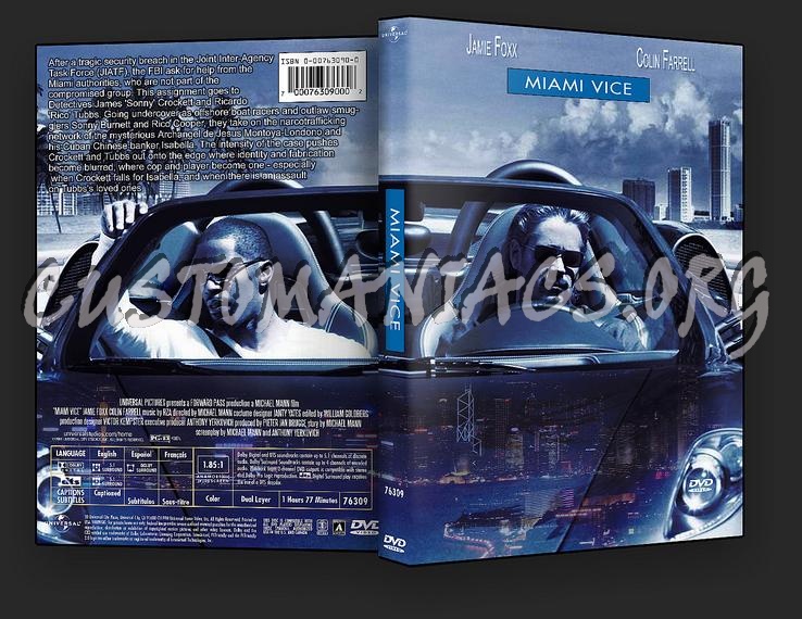 Miami Vice dvd cover