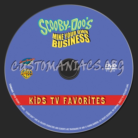 Scooby-Doo's Mine Your Own Business dvd label