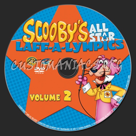 Scooby's All Star Laff-A-Lympics Volume 2 dvd label