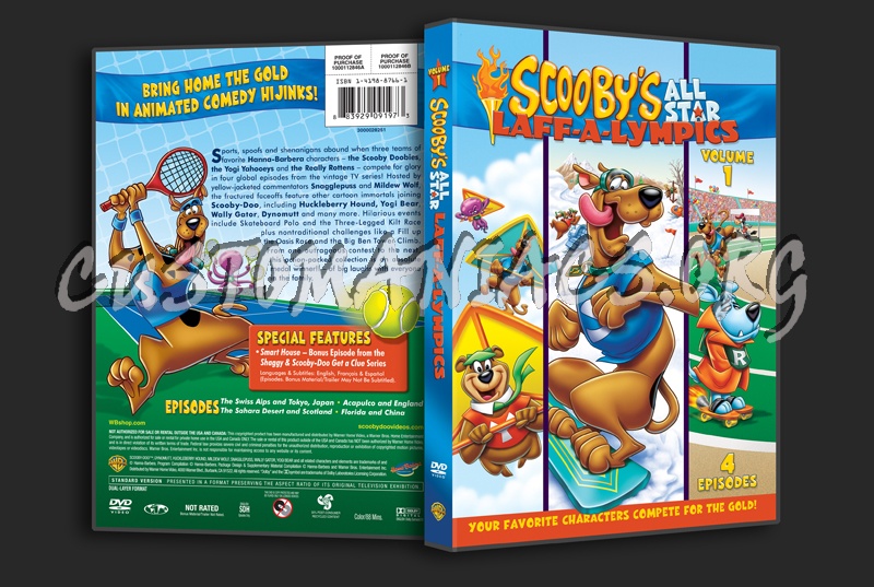 Scooby's All Star Laff-A-Lympics Volume 1 dvd cover