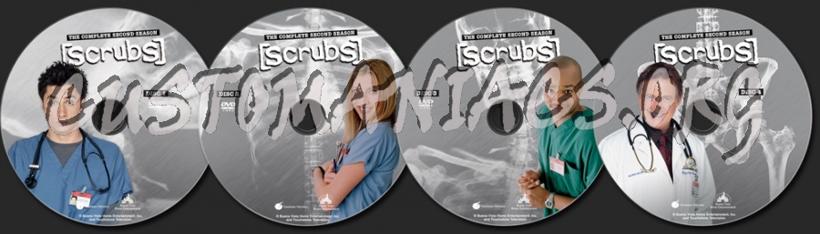 Scrubs Season 2 dvd label