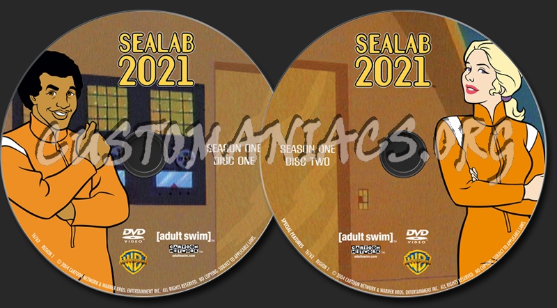 Sealab 2021 Season 1 dvd label