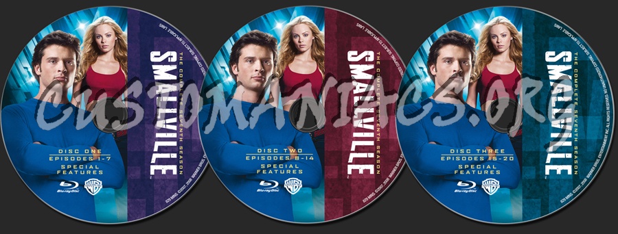 Smallville Season 7 blu-ray label