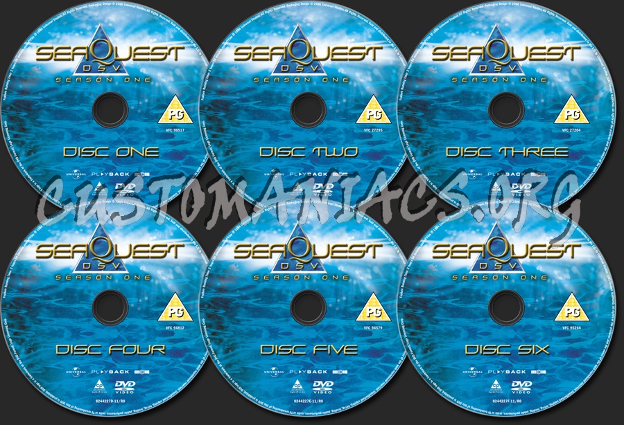 SeaQuest DSV Season 1 dvd label
