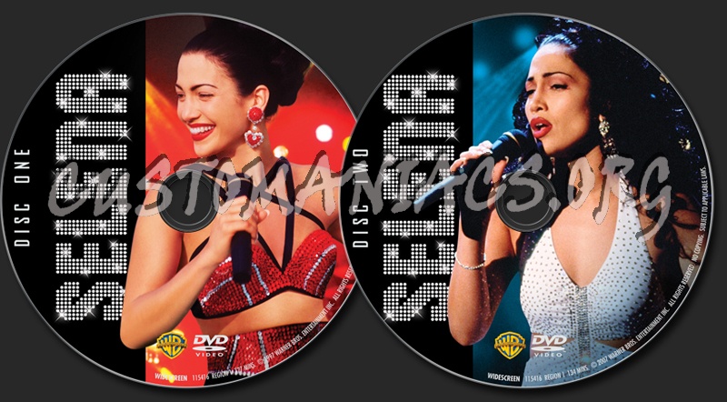 Selena dvd label