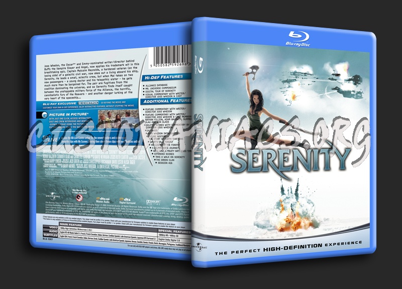 Serenity blu-ray cover