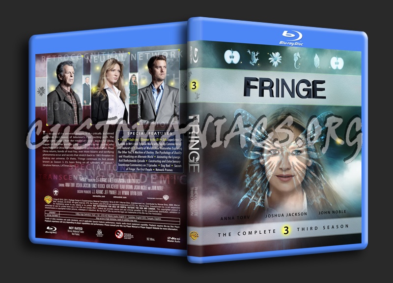 Fringe - Season 3 blu-ray cover