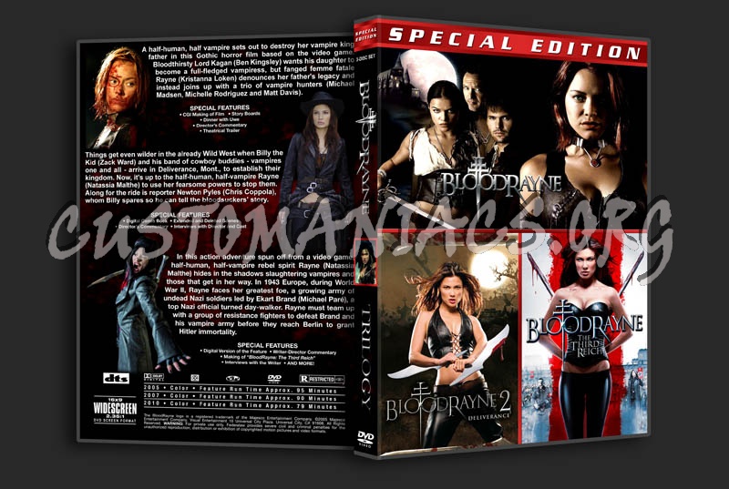 BloodRayne Trilogy dvd cover