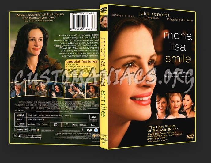 Mona Lisa Smile dvd cover