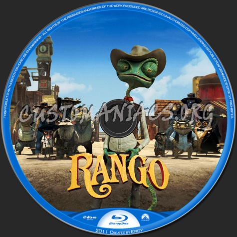 Rango blu-ray label