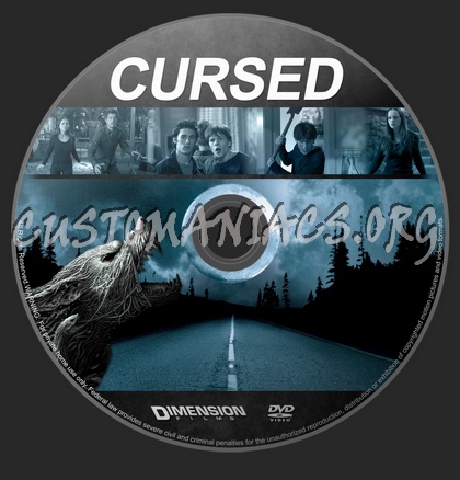 Cursed dvd label